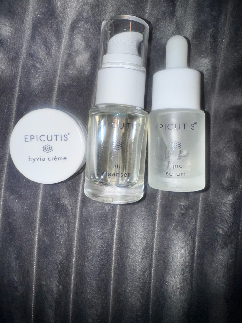 Epicutis Skincare Trio — White Hyvia Crème, Oil Cleanser & Lipid Serum